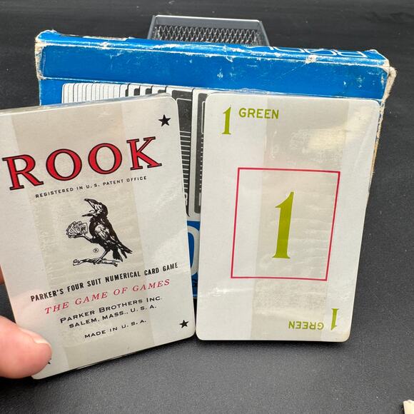 Vintage 1972 Rook Card Game by Parker Brothers Cards still Wrapped NOS - Picture 2 of 5